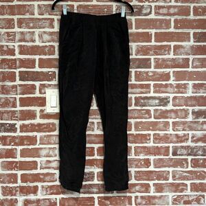 OZMA Womens Pleated Drape Pull on Pant in Black Size XXS